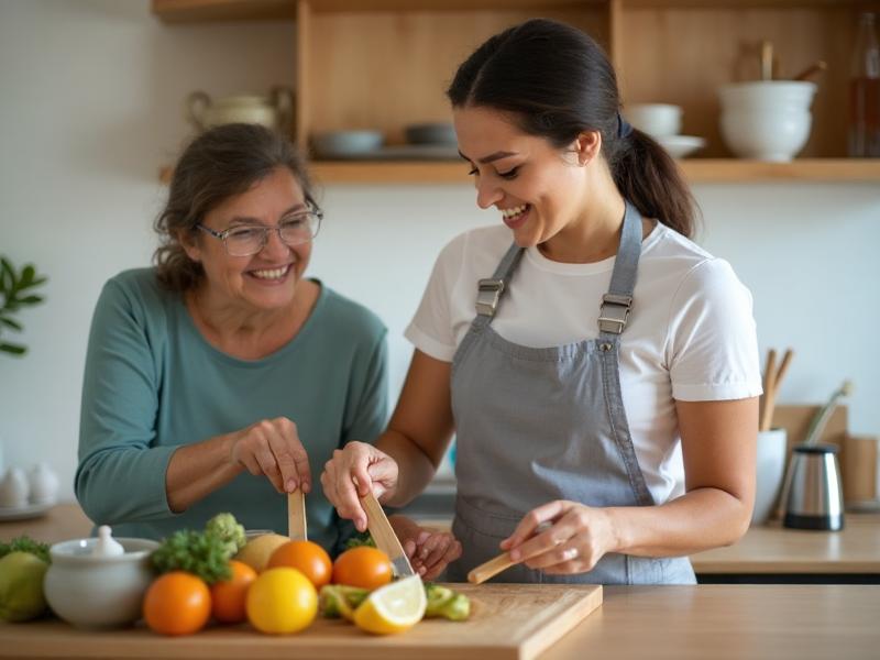 Daily living support in comfortable Australian home environment