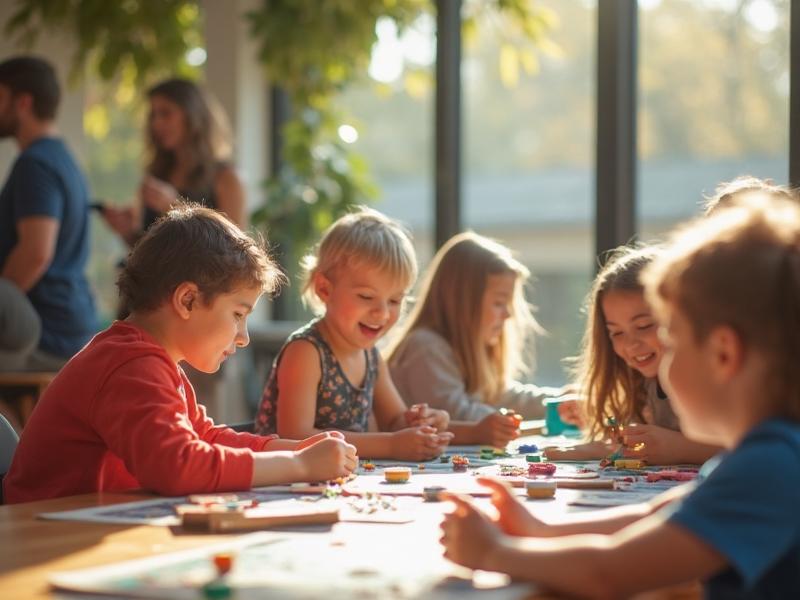 Recreation and leisure activities in Australian community center