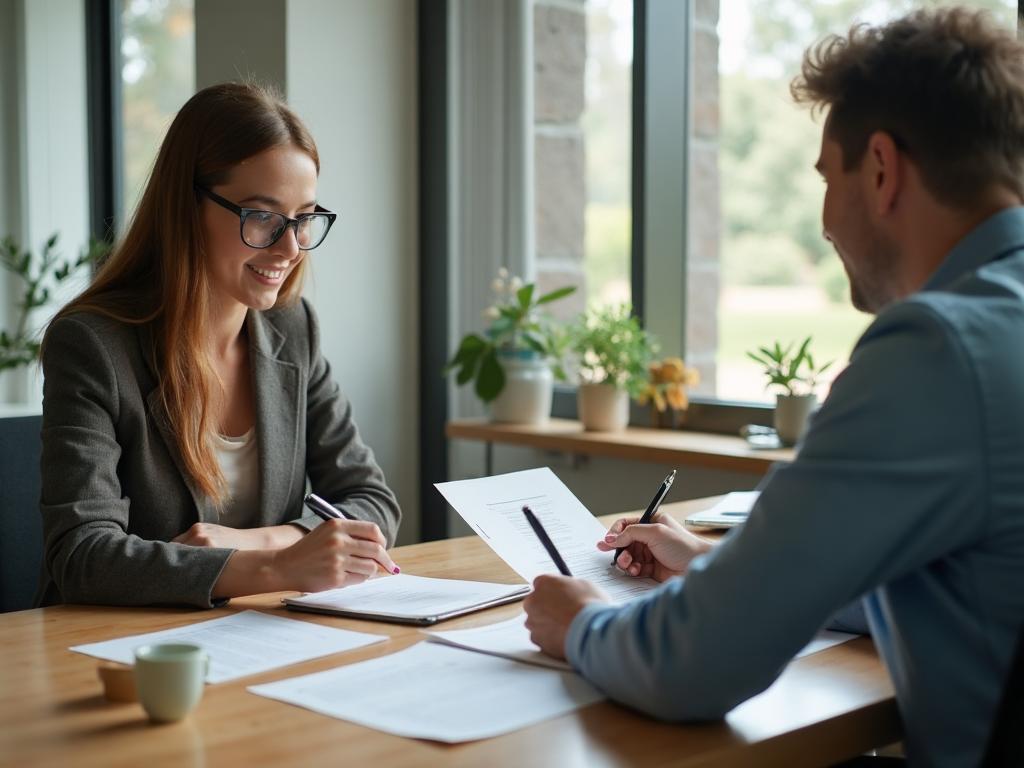 NDIS support coordination meeting with professional coordinator